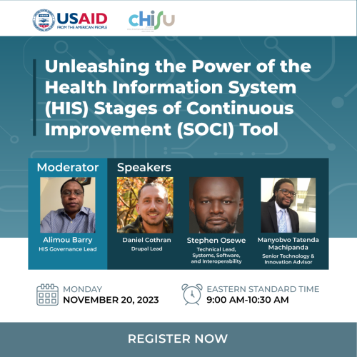 Webinar:  Unleashing the Power of the HIS Stages of Continuous Improvement (SOCI) Tool