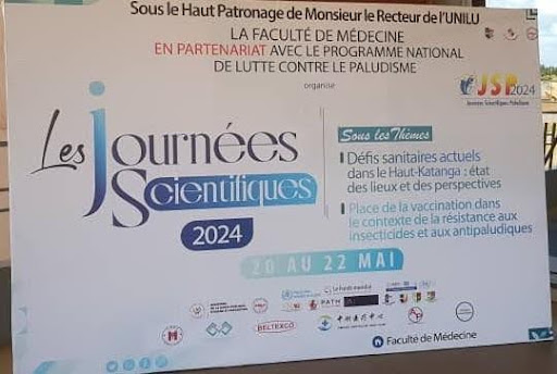 Poster at DRC's Malaria Scientific Days event