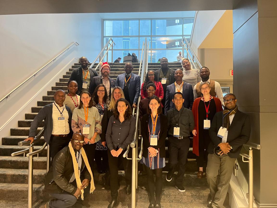 CHISU team members pose for a group photo at GDHF 2023.