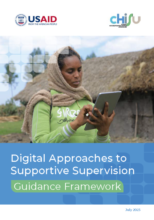 Digital Approaches to Supportive Supervision: Guidance Framework